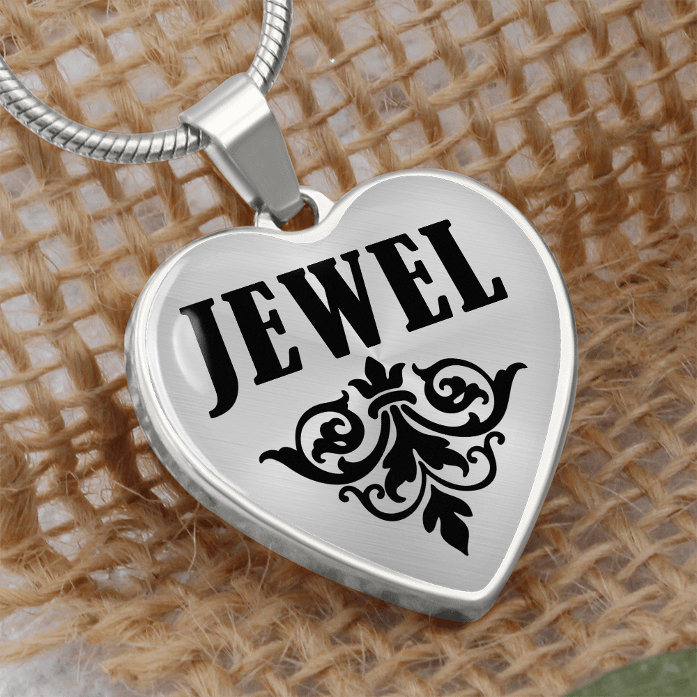 Jewel v01 - Heart Pendant Luxury Necklace