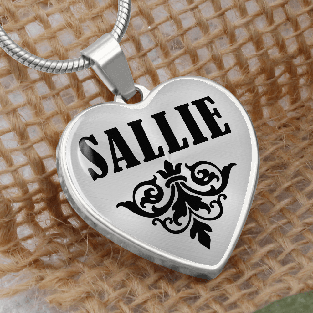 Sallie v01 - Heart Pendant Luxury Necklace