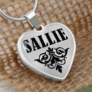 Sallie v01 - Heart Pendant Luxury Necklace