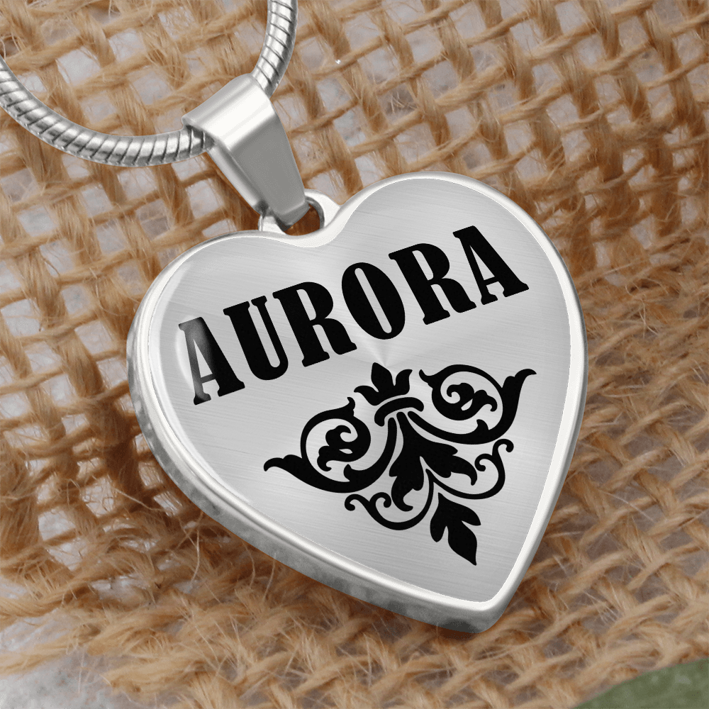 Aurora v01 - Heart Pendant Luxury Necklace