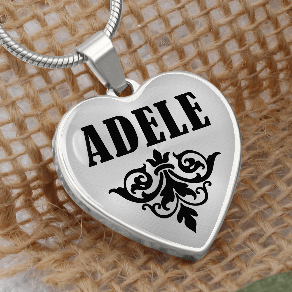 Adele v01 - Heart Pendant Luxury Necklace