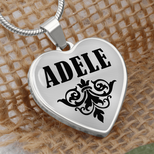 Adele v01 - Heart Pendant Luxury Necklace