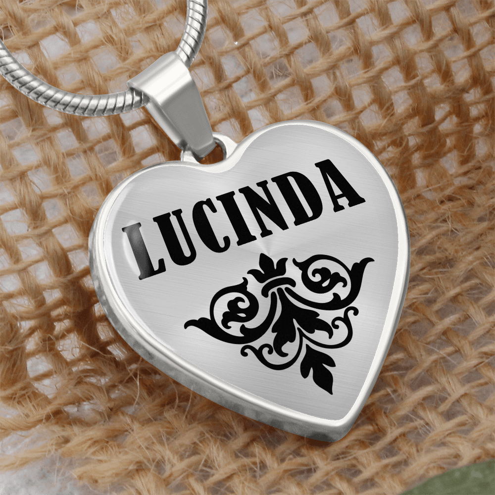 Lucinda v01 - Heart Pendant Luxury Necklace