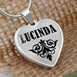 Lucinda v01 - Heart Pendant Luxury Necklace