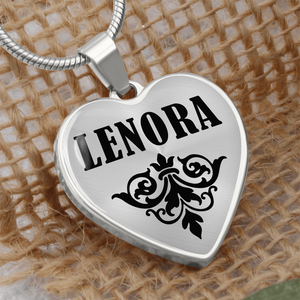 Lenora v01 - Heart Pendant Luxury Necklace