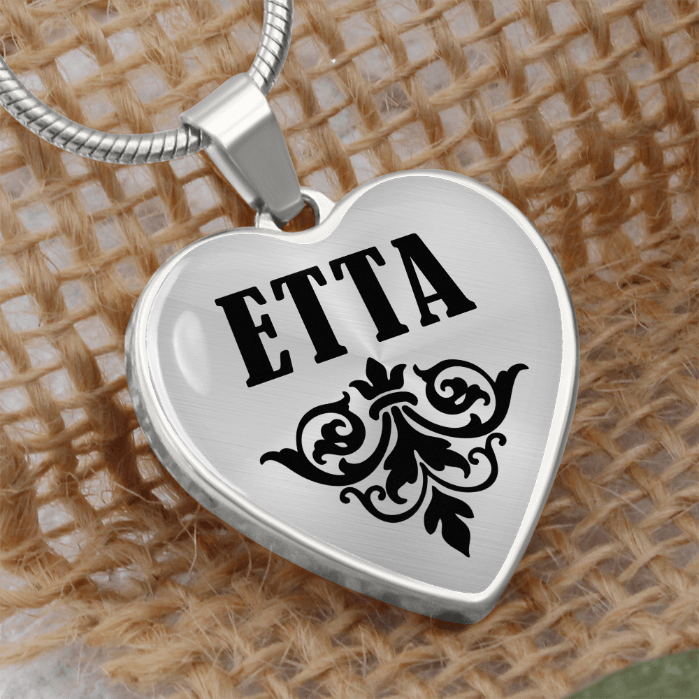 Etta v01 - Heart Pendant Luxury Necklace