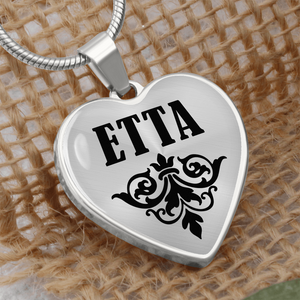 Etta v01 - Heart Pendant Luxury Necklace
