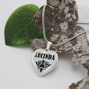 Lucinda v01 - Heart Pendant Luxury Necklace
