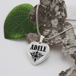 Adele v01 - Heart Pendant Luxury Necklace