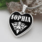 Sophia v03 - Heart Pendant Luxury Necklace