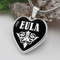 Eula v03 - Heart Pendant Luxury Necklace