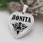 Bonita v01 - Heart Pendant Luxury Necklace