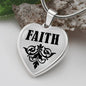 Faith v01 - Heart Pendant Luxury Necklace