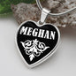 Meghan v03 - Heart Pendant Luxury Necklace