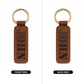 John - Engraved Leather Keychain