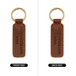 Navy Veteran's Wife - Engraved Leather Keychain