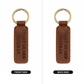 Coast Guard Veteran - Engraved Leather Keychain