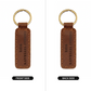 Combat Veteran's Wife - Engraved Leather Keychain
