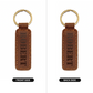 Robert - Engraved Leather Keychain