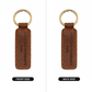 Wounded Veteran's Wife - Engraved Leather Keychain