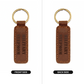 Military Stepmom - Engraved Leather Keychain