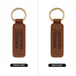 Military Mother - Engraved Leather Keychain