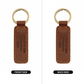 Coast Guard Veteran's Wife - Engraved Leather Keychain
