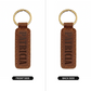 Patricia - Engraved Leather Keychain