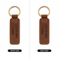 Military Girl - Engraved Leather Keychain