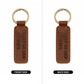 Coast Guard Wife - Engraved Leather Keychain