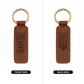 Kyiv - Engraved Leather Keychain