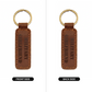 Military Girlfriend - Engraved Leather Keychain