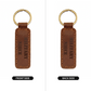 Military Niece - Engraved Leather Keychain