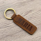 Maria - Engraved Leather Keychain