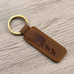 Mama Bear With 2 Cubs - Engraved Leather Keychain