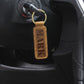 Mark - Engraved Leather Keychain