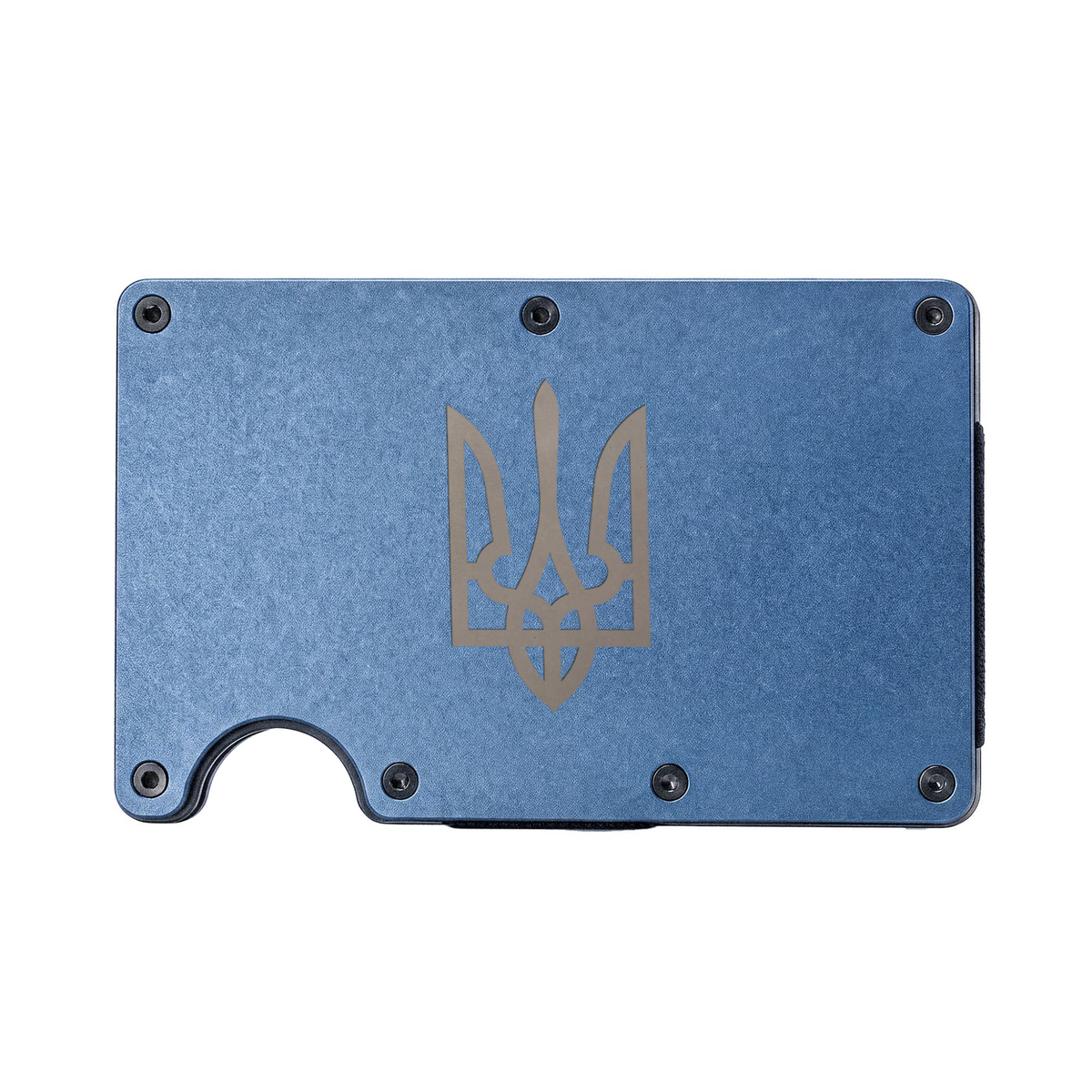Tryzub - Engraved Metal Wallet