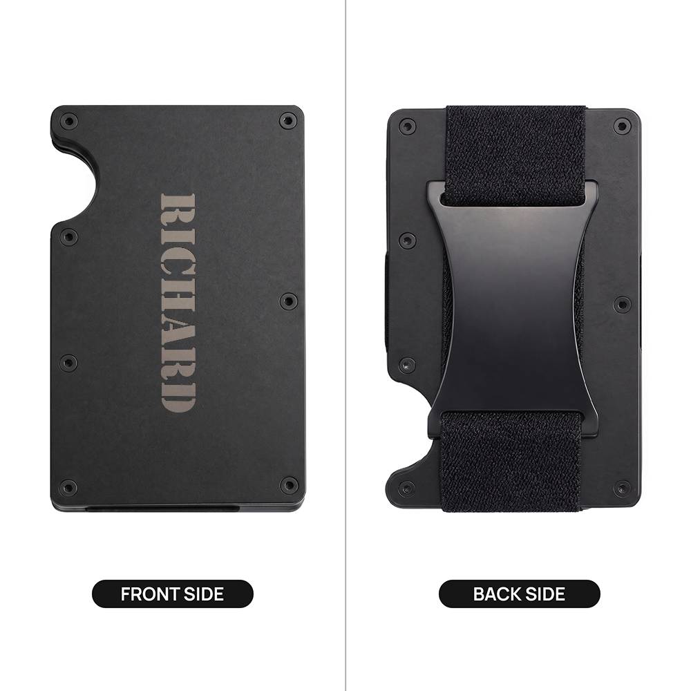 Richard - Engraved Metal Wallet