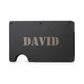 David - Engraved Metal Wallet