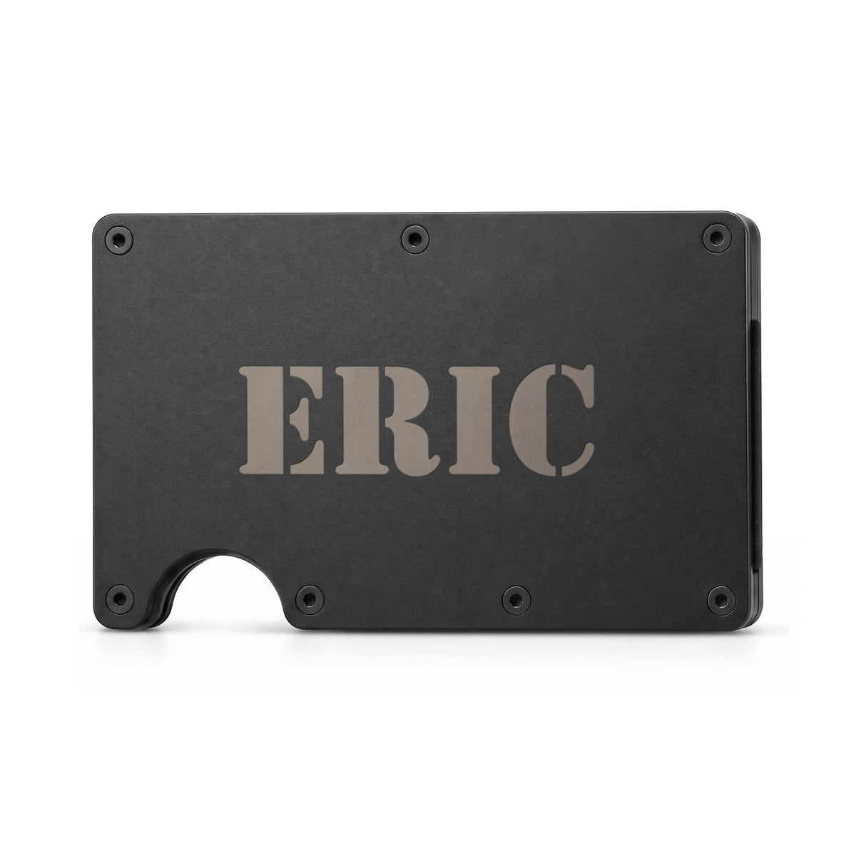 Eric - Engraved Metal Wallet