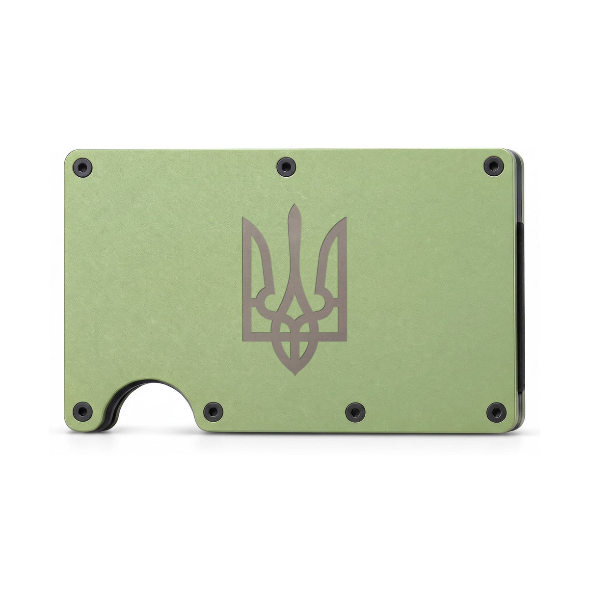 Tryzub - Engraved Metal Wallet