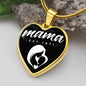 Mama, Est. 1971 v3 - 18k Gold Finished Heart Pendant Luxury Necklace