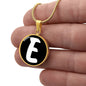 Initial E v3b - 18k Gold Finished Luxury Necklace