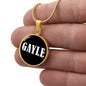 Gayle v03 - 18k Gold Finished Luxury Necklace