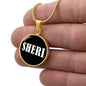 Sheri v03 - 18k Gold Finished Luxury Necklace