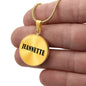 Jeannette v01 - 18k Gold Finished Luxury Necklace