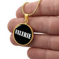 Valerie v01w - 18k Gold Finished Luxury Necklace