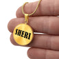 Sheri v01 - 18k Gold Finished Luxury Necklace