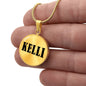 Kelli v01 - 18k Gold Finished Luxury Necklace