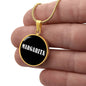 Margarita v01w - 18k Gold Finished Luxury Necklace
